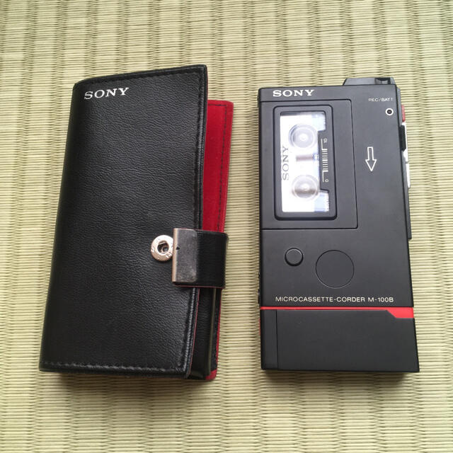 ソニーSONY M-100B(B) マイクロカセットレコーダー