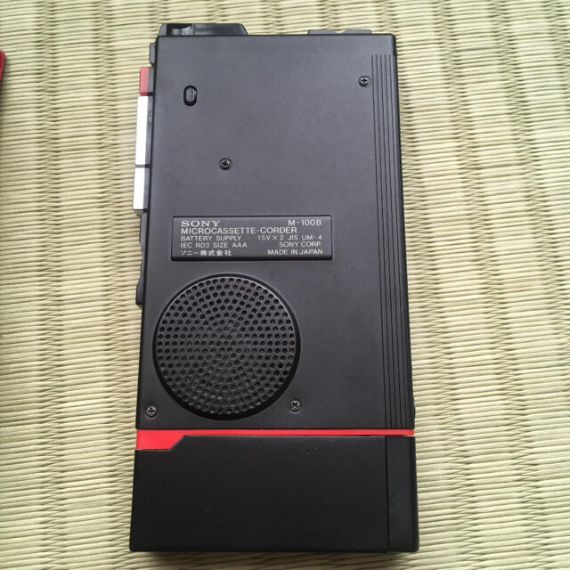 SONY M-100B(B) マイクロカセットレコーダー 動作不明 SONY M-100B(B) マイクロカセットレコーダー 動作不明
