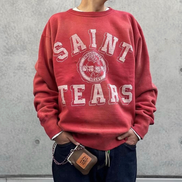 saint michael DENIM TEARS sweatshirt | フリマアプリ ラクマ