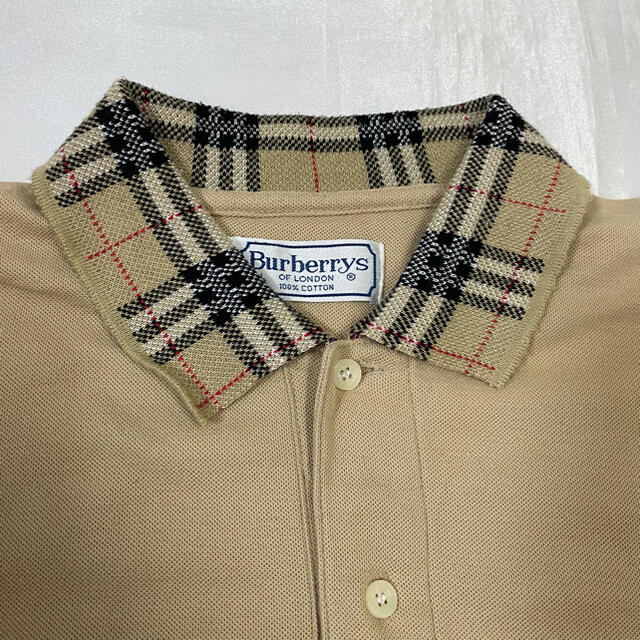 BURBERRY(バーバリー)のBurberry ポロシャツ　サンドカラー　ベージュ メンズのトップス(ポロシャツ)の商品写真