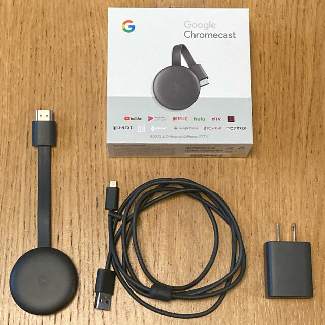 Google Chromecast 第三世代 チャコール GA00439-JP リール ...