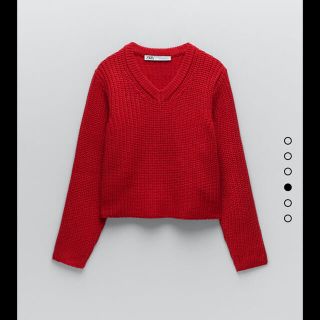 ザラ(ZARA)のZARA 赤　ニット(ニット/セーター)