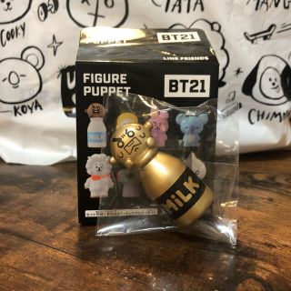 bt21フィギュアパペット　ゴールド(アイドルグッズ)