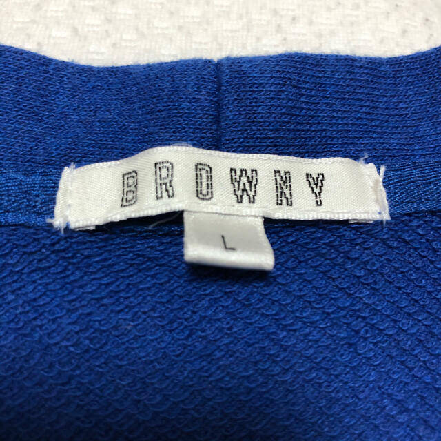 BROWNY(ブラウニー)のBROWNY カーディガン Lサイズ 青 メンズのトップス(カーディガン)の商品写真