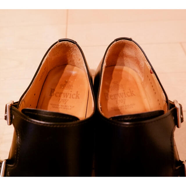 Berwick バーウィック　革靴　ダブルモンク　レザー メンズの靴/シューズ(ドレス/ビジネス)の商品写真