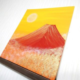 風水開運画＊富士彩景～日の出雲海赤富士～全体運 健康 邪気払い 子孫 ...