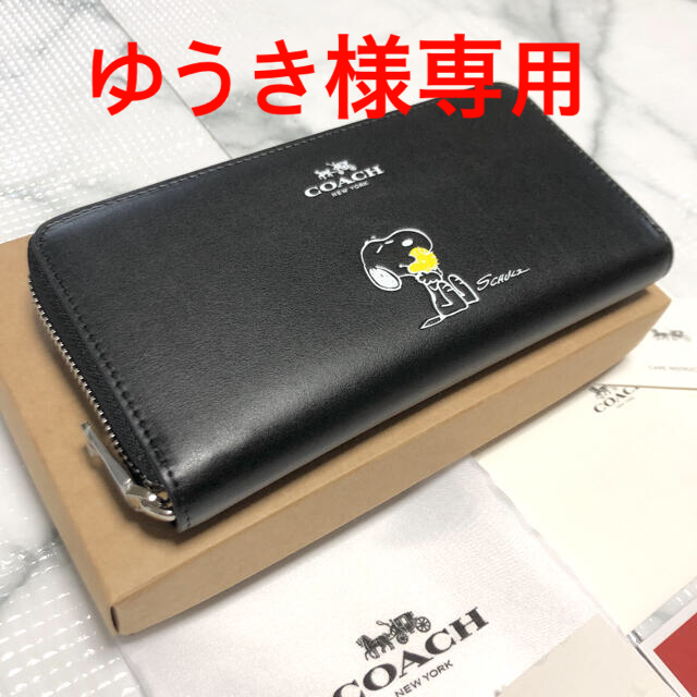 COACH(コーチ)の【新品未使用】大人気　COACH コーチ　スヌーピー　長財布　レディース レディースのファッション小物(財布)の商品写真