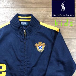 ポロラルフローレン(POLO RALPH LAUREN)の美品　ラルフローレン　ジャージ　キッズ　100 紺　アウター(ジャケット/上着)