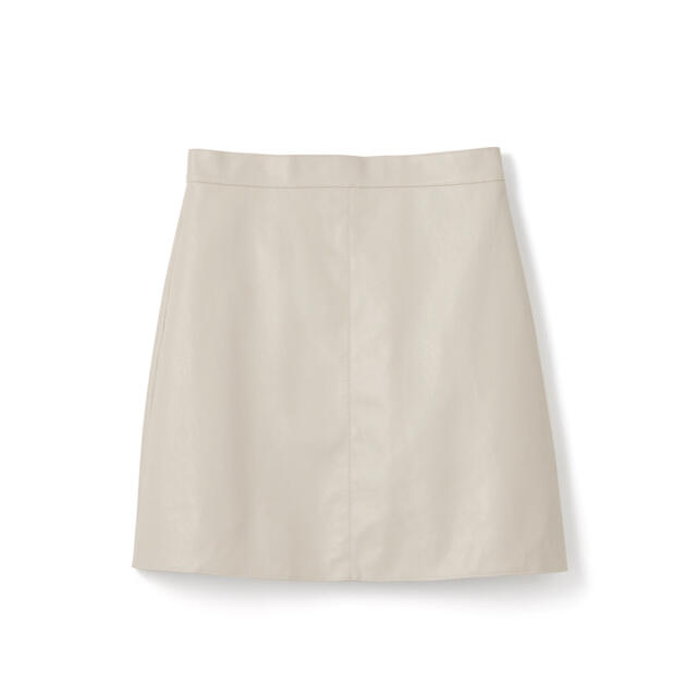 GRL(グレイル)のインパン付きレザー台形ミニスカート レディースのスカート(ミニスカート)の商品写真