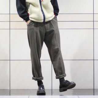 古着　ワイドパンツ(スラックス)