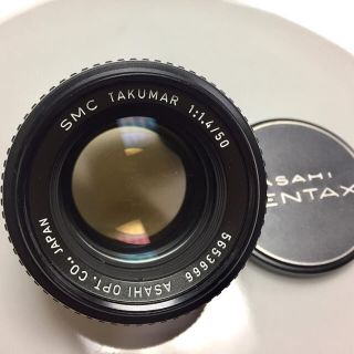 ペンタックス(PENTAX)の【美品】SMC Takumar 50mm f1.4(レンズ(単焦点))