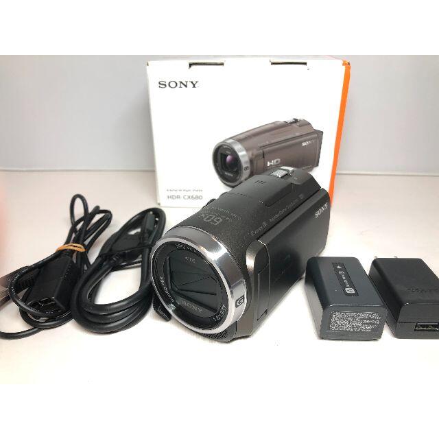 開店祝い新品同様 ソニー HDビデオカメラ HDR-CX680 TI