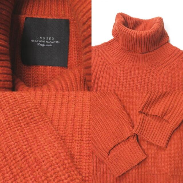 UNUSED(アンユーズド)のUNUSED 17AW 3G Turtle Neck Knit ニット メンズ メンズのトップス(ニット/セーター)の商品写真