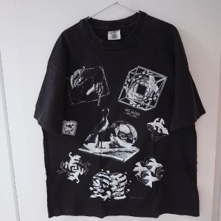 エッシャー90sビンテージTシャツANDAZIA ＸＬ　当時物(Tシャツ/カットソー(半袖/袖なし))
