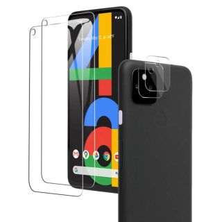 グーグルピクセル(Google Pixel)の【2+2】Google pixel 4a ガラスフィルム（2枚入）(保護フィルム)