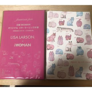 リサラーソン(Lisa Larson)の日経woman 2020年11月号付録　万年筆とノート(ペン/マーカー)