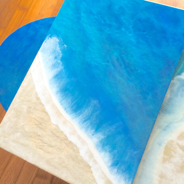 海のアートパネル(小さな海シリーズ)A2 大型　レジンアート | フリマアプリ ラクマ