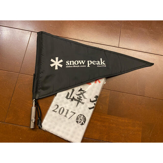 スノーピーク　雪峰祭　2016 春　限定　タープ　フラッグ　手拭い　非売品 | フリマアプリ ラクマ