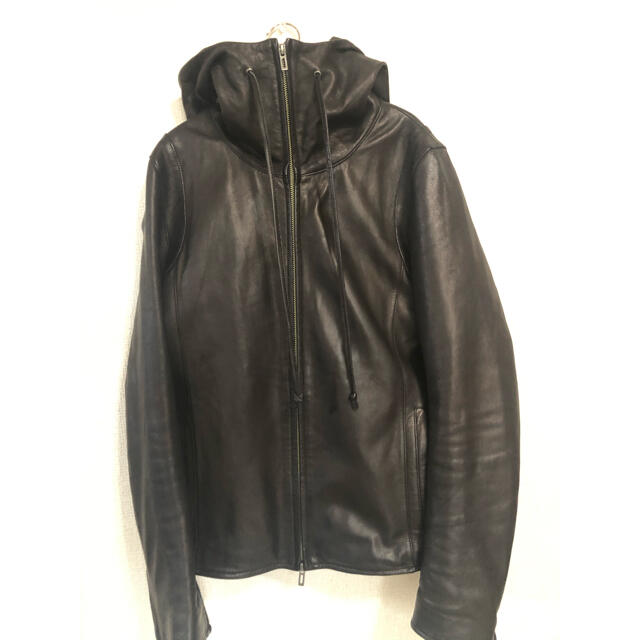 domenico+savio フードレザージャケット domenico+savio フードレザージャケット