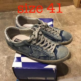 ゴールデングース(GOLDEN GOOSE)のGOLDEN  GOOSE ゴールデングース デニム size41 26.5cm(スニーカー)