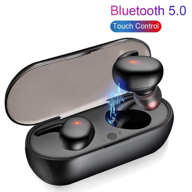 Bluetooth ワイヤレスイヤホン　ヘッドフォン　Bluetooth5.0 スマホ/家電/カメラのオーディオ機器(ヘッドフォン/イヤフォン)の商品写真