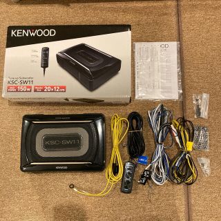 ケンウッド(KENWOOD)のケンウッドサブウーファー　KSC-SW11(カーオーディオ)