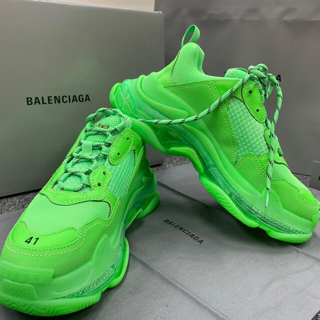 BALENCIAGA スニーカー 41 グリーン