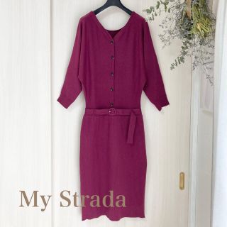 マイストラーダ(Mystrada)のMy Strada ニットワンピース(ひざ丈ワンピース)