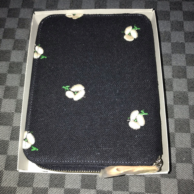ほぼ日手帳 カバーのみ ミナペルホネン ohayo(navy)オリジナル A6