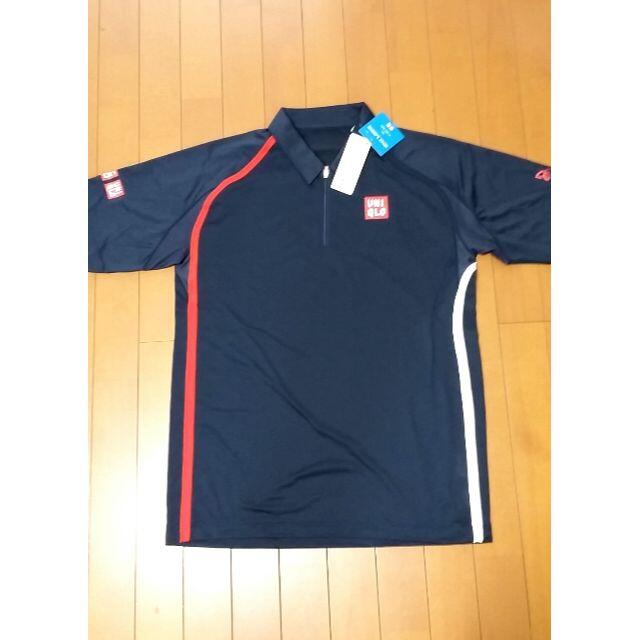 UNIQLO(ユニクロ)のノバク．チョコビ専用　ユニクロ　テニスシャツ　NDドライEX　US OPEN スポーツ/アウトドアのテニス(ウェア)の商品写真