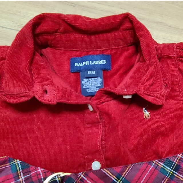 Ralph Lauren(ラルフローレン)のラルフローレン・ワンピース キッズ/ベビー/マタニティのベビー服(~85cm)(ワンピース)の商品写真