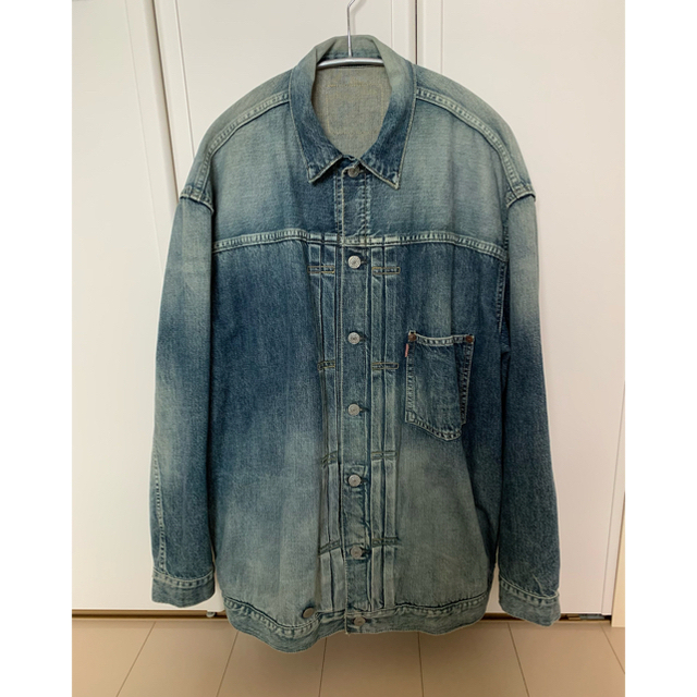 L'Appartement DEUXIEME CLASSE(アパルトモンドゥーズィエムクラス)のSTAMMBAUM OVERSIZE DENIM JACKET 38 レディースのジャケット/アウター(Gジャン/デニムジャケット)の商品写真