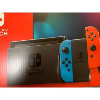 ニンテンドースイッチ(Nintendo Switch)のNintendo switch ネオン　美品　本体(家庭用ゲーム機本体)