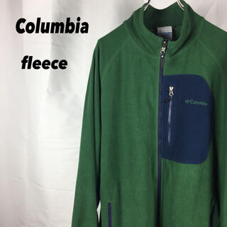 コロンビア(Columbia)の古着 Columbia コロンビア フリース ジップアップ 刺繍ロゴ XL(ブルゾン)