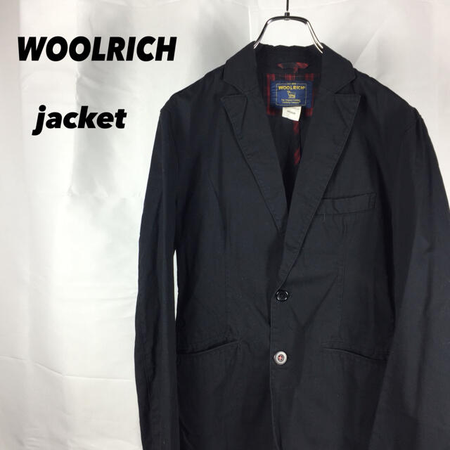 WOOLRICH(ウールリッチ)の古着 WOOLRICH ウールリッチ ジャケット M 黒 メンズのトップス(シャツ)の商品写真