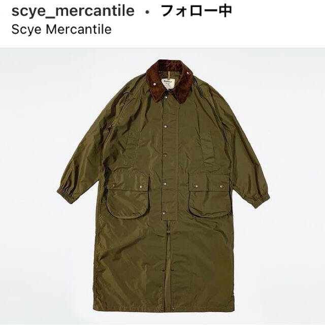 Barbour × Scye for UNITED ARROWS コート 38