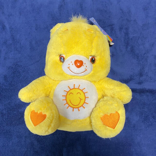 CareBears(ケアベア)のケアベア　ぬいぐるみ　イエロー　ファンシャイン　ベア　Funshine Bear エンタメ/ホビーのおもちゃ/ぬいぐるみ(ぬいぐるみ)の商品写真