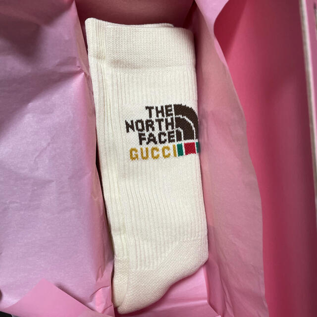 Gucci(グッチ)のグッチ ノースフェイス ソックス 靴下 gucci north face メンズのレッグウェア(ソックス)の商品写真