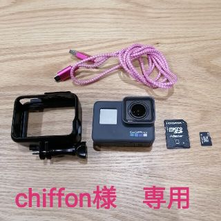 ゴープロ(GoPro)のGoPro6 black　本体＋カバー＋SDカード16GB＋充電ケーブル(ビデオカメラ)