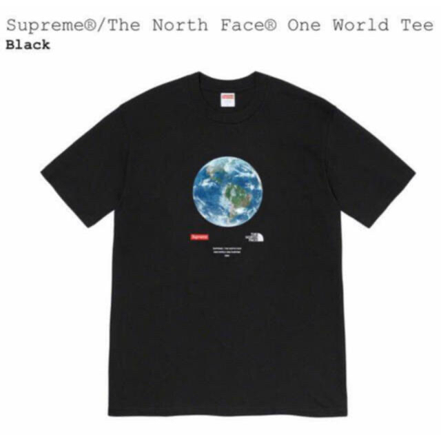 Supreme/The North Face One World Tee  LblackSIZE