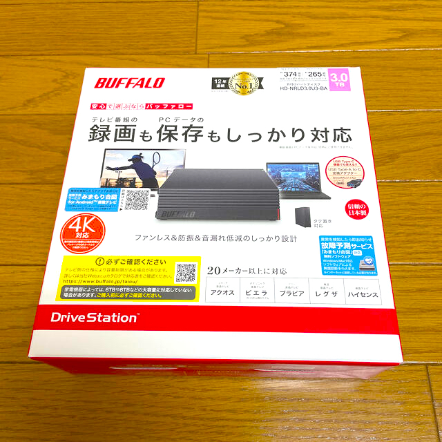 バッファロー HD-NRLD3.0U3-BA 新品未開封