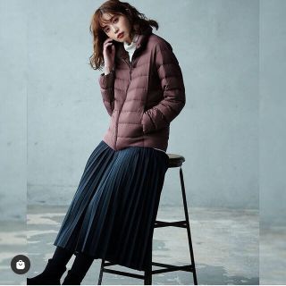 ユニクロ(UNIQLO)の★今期新品 定価6589円 ユニクロ ウルトラライトダウンジャケット ブラウンL(ダウンジャケット)