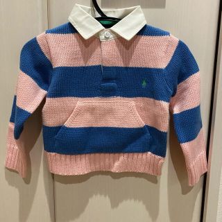 ラルフローレン(Ralph Lauren)の美品　ラルフローレン　ニットシャツ　2／2Ｔ(Tシャツ/カットソー)