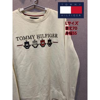 トミーヒルフィガー(TOMMY HILFIGER)の【セール】トミーヒルフィガー　ロゴ　エンブレム　刺繍　ビッグサイズ(スウェット)