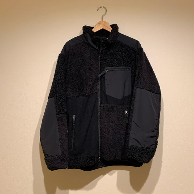 Engineered Garments(エンジニアードガーメンツ)のUNIQLO×EG フリースフルジップジャケット L BLACK メンズのジャケット/アウター(その他)の商品写真