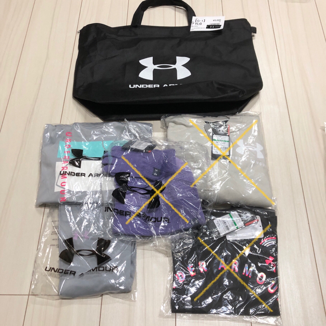 UNDER ARMOUR - アンダーアーマー 福袋 ジュニア キッズ 子供 女の子 150 新品未使用の通販 by アクアルン&#39;s shop｜ アンダーアーマーならラクマ