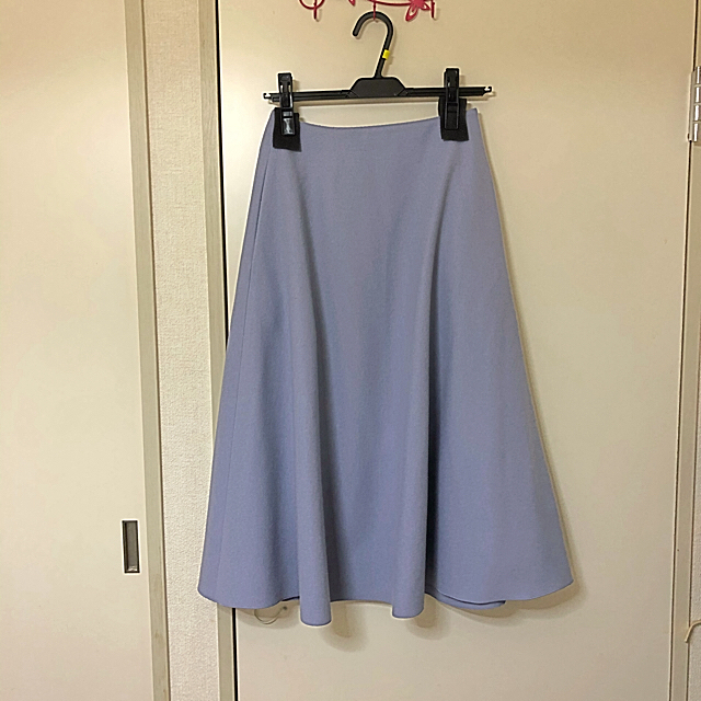 M-premier(エムプルミエ)の【今期】エムプルミエ メルトンウールフレアスカート レディースのスカート(ひざ丈スカート)の商品写真