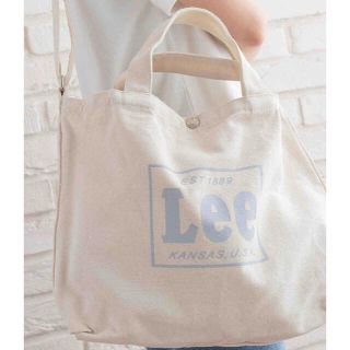 リー(Lee)の【ruki3さま専用】美品【LEE】ショルダートートバッグB/リー/ロゴプリント(トートバッグ)