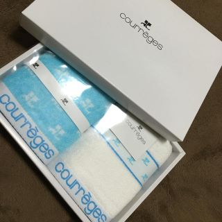 クレージュ(Courreges)のクレージュ✧‧˚フェイスタオル2枚組(タオル/バス用品)