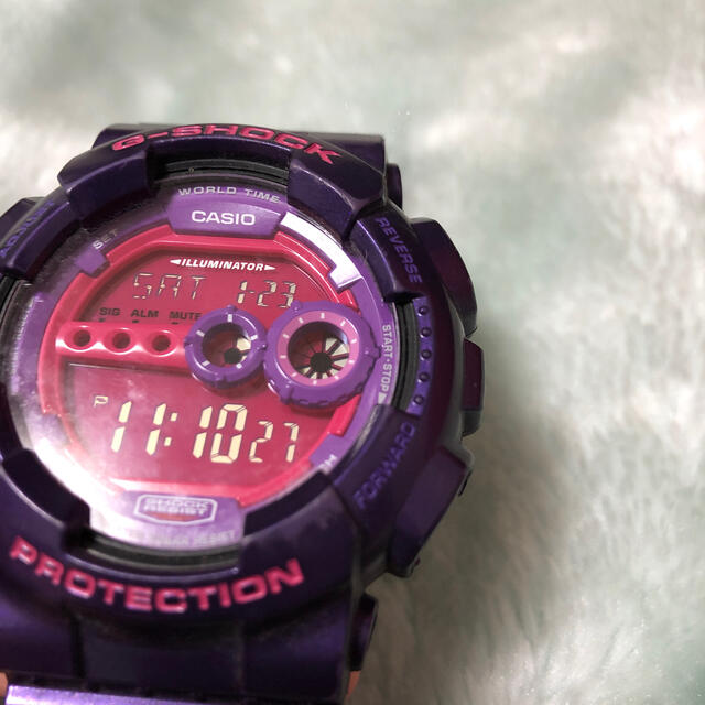 G-SHOCK 紫 腕時計の通販 by Mike's shop｜ジーショックならラクマ - G-shock パープル お得国産